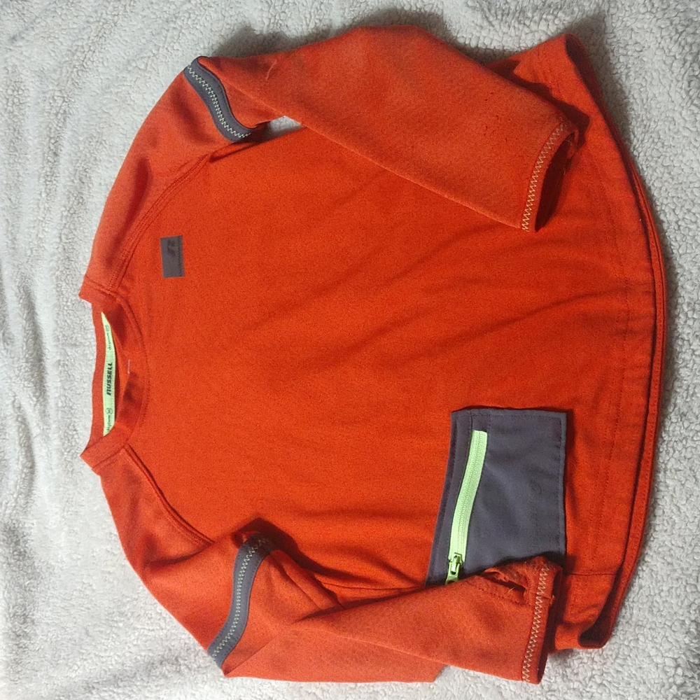 3/$15 Russell Dri-Power Long Sleeve Shirt Hunter Orange Size Small (6-7)